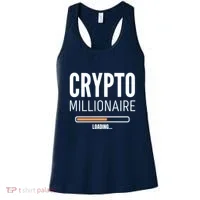 Crypto Millionaire Loading Funny Crypto Currency Women's Tank Top thumb 0