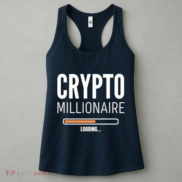 Crypto Millionaire Loading Funny Crypto Currency Women's Tank Top