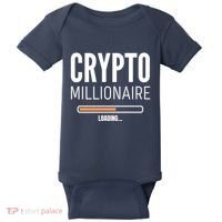 Crypto Millionaire Loading Funny Crypto Currency Baby Bodysuit thumb 0
