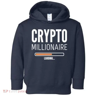 Crypto Millionaire Loading Funny Crypto Currency Toddler Hoodie