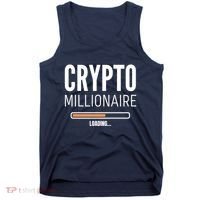 Crypto Millionaire Loading Funny Crypto Currency Tank Top thumb 0