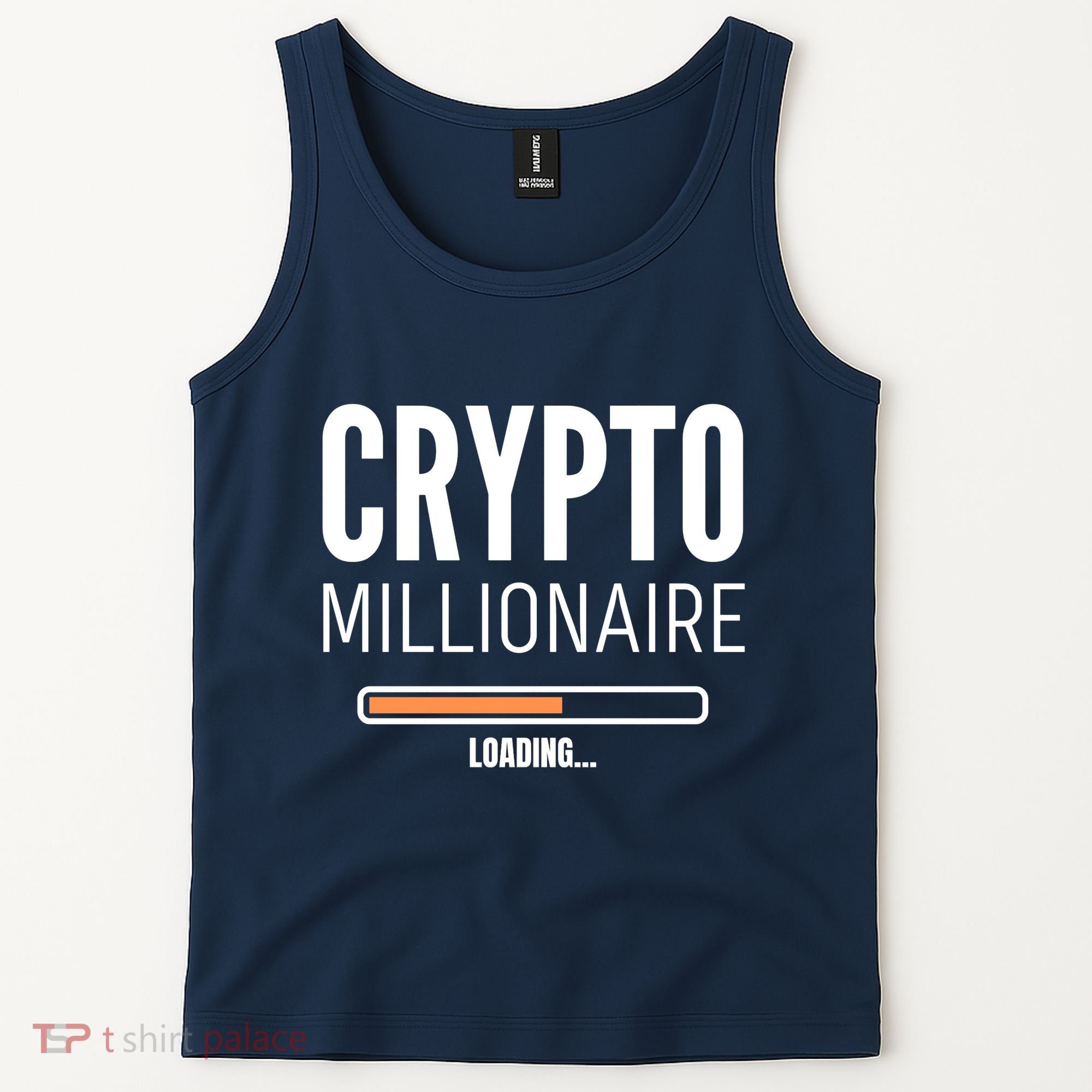 Crypto Millionaire Loading Funny Crypto Currency Tank Top