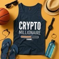 Crypto Millionaire Loading Funny Crypto Currency Tank Top thumb 4