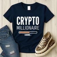 Crypto Millionaire Loading Funny Crypto Currency Women's T-Shirt thumb 3
