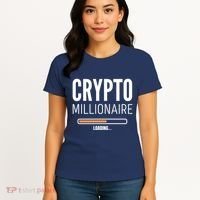 Crypto Millionaire Loading Funny Crypto Currency Women's T-Shirt thumb 4