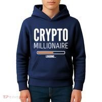 Crypto Millionaire Loading Funny Crypto Currency Kids Hoodie thumb 4