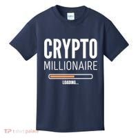 Crypto Millionaire Loading Funny Crypto Currency Kids T-Shirt thumb 0