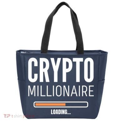 Crypto Millionaire Loading Funny Crypto Currency Tote Bag