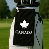 Canada Maple Leaf Canadian Flag Golf Towel thumb 2