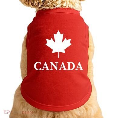 Canada Maple Leaf Canadian Flag Doggie Tank