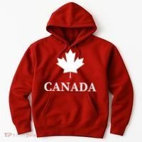 Canada Maple Leaf Canadian Flag Hoodie thumb 0