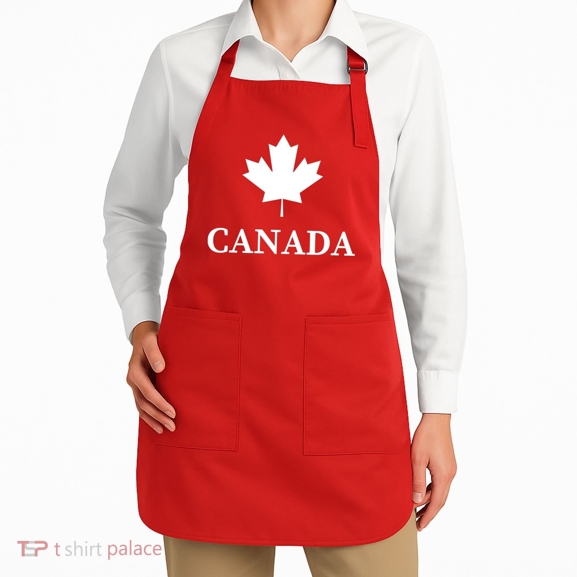 Canada Maple Leaf Canadian Flag Apron