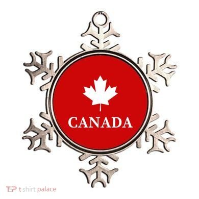 Canada Maple Leaf Canadian Flag Ornament