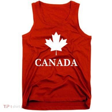 Canada Maple Leaf Canadian Flag Tank Top