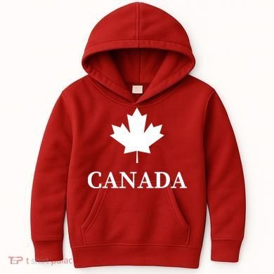 Canada Maple Leaf Canadian Flag Kids Hoodie
