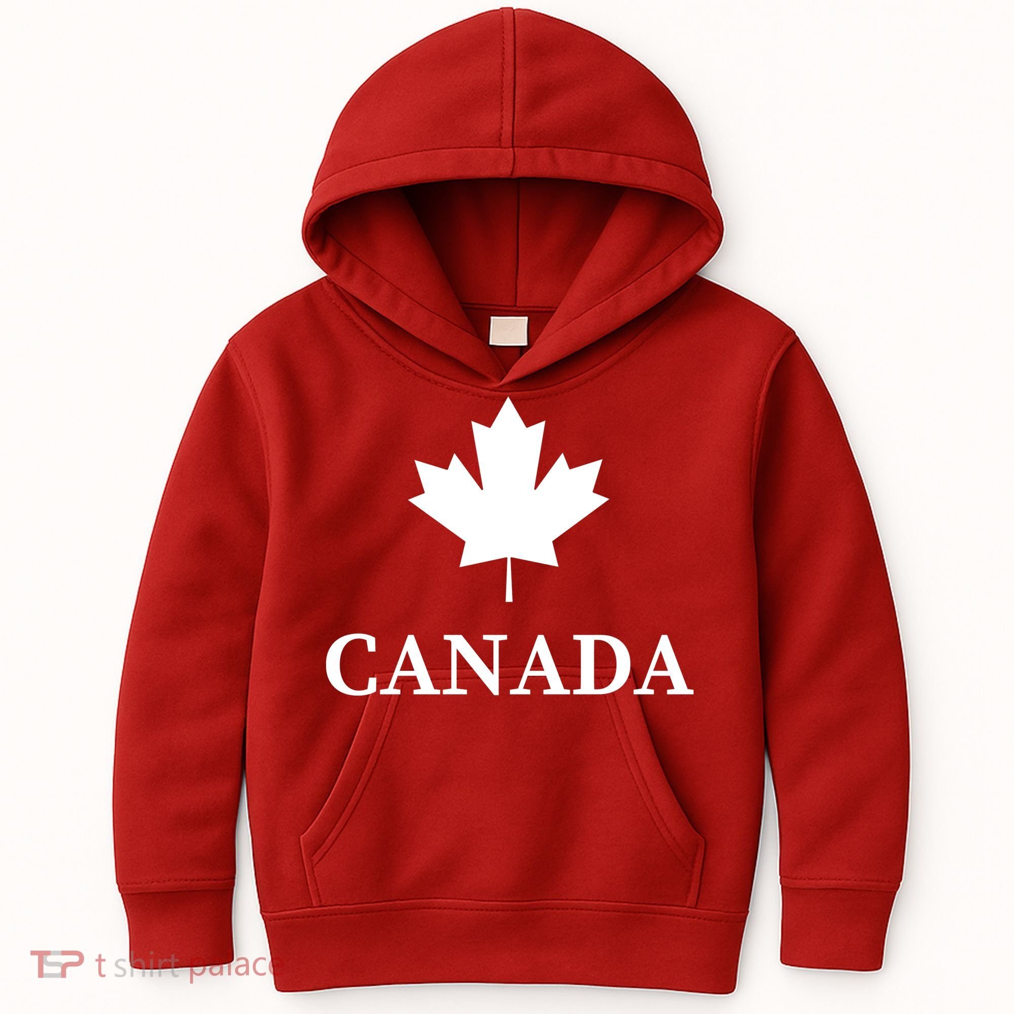 Canada Maple Leaf Canadian Flag Kids Hoodie