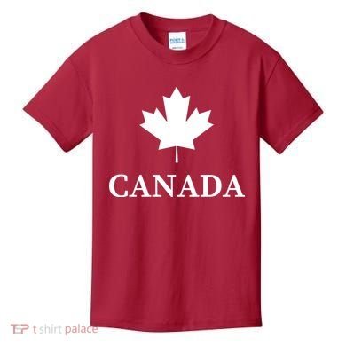 Canada Maple Leaf Canadian Flag Kids T-Shirt