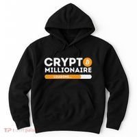 Crypto Millionaire Loading Btc Trader Bitcoin Investor Hoodie thumb 0