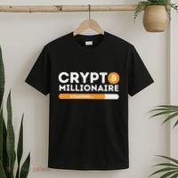 Crypto Millionaire Loading Btc Trader Bitcoin Investor T-Shirt thumb 2