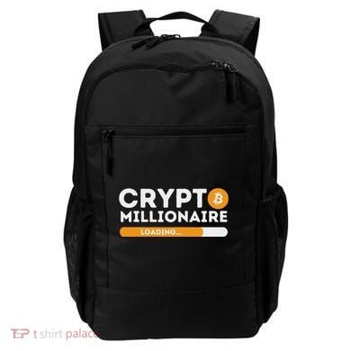 Crypto Millionaire Loading Btc Trader Bitcoin Investor Backpack