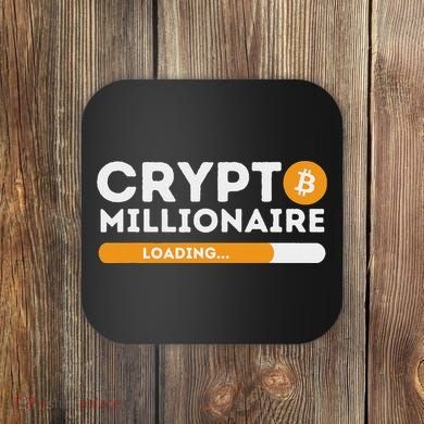 Crypto Millionaire Loading Btc Trader Bitcoin Investor Coaster