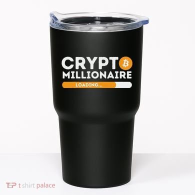 Crypto Millionaire Loading Btc Trader Bitcoin Investor Tumbler