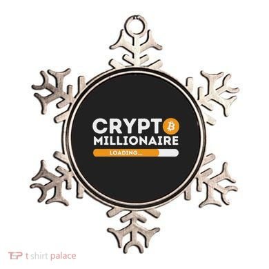 Crypto Millionaire Loading Btc Trader Bitcoin Investor Ornament