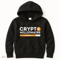 Crypto Millionaire Loading Btc Trader Bitcoin Investor Kids Hoodie thumb 0