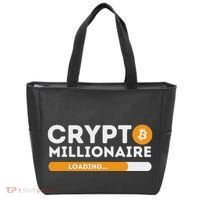 Crypto Millionaire Loading Btc Trader Bitcoin Investor Tote Bag thumb 0