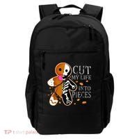 Cut My Life Into Pieces Gingerbread Christmas Backpack thumb 0