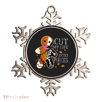 Cut My Life Into Pieces Gingerbread Christmas Ornament