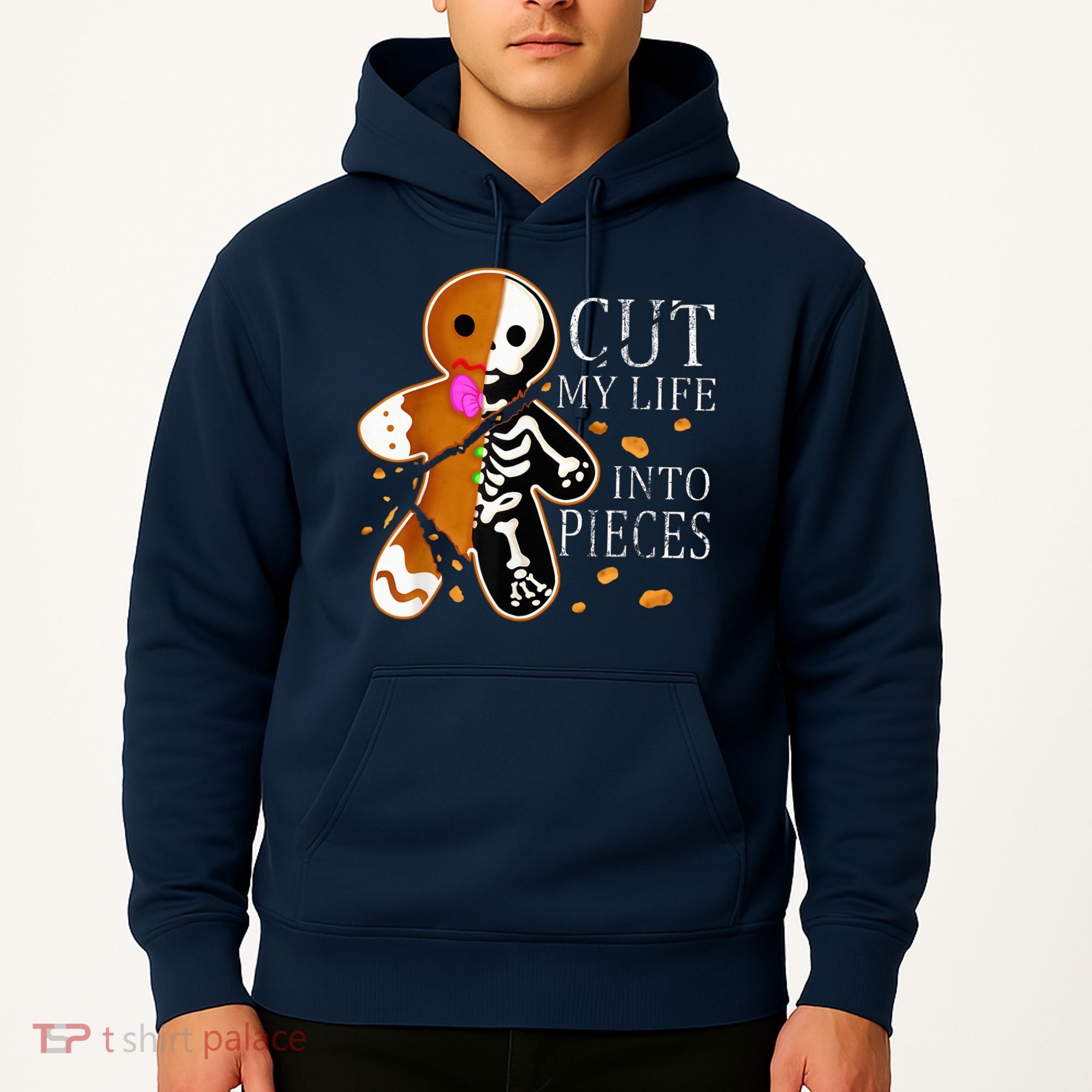Cut My Life Into Pieces Gingerbread Christmas Hoodie