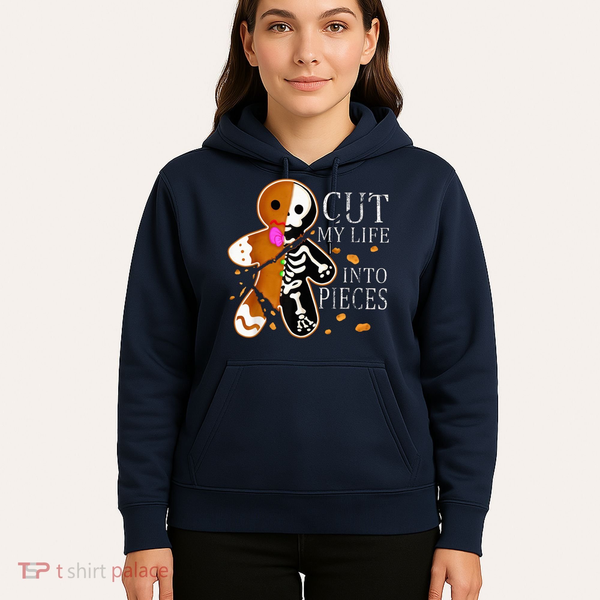 Cut My Life Into Pieces Gingerbread Christmas Hoodie