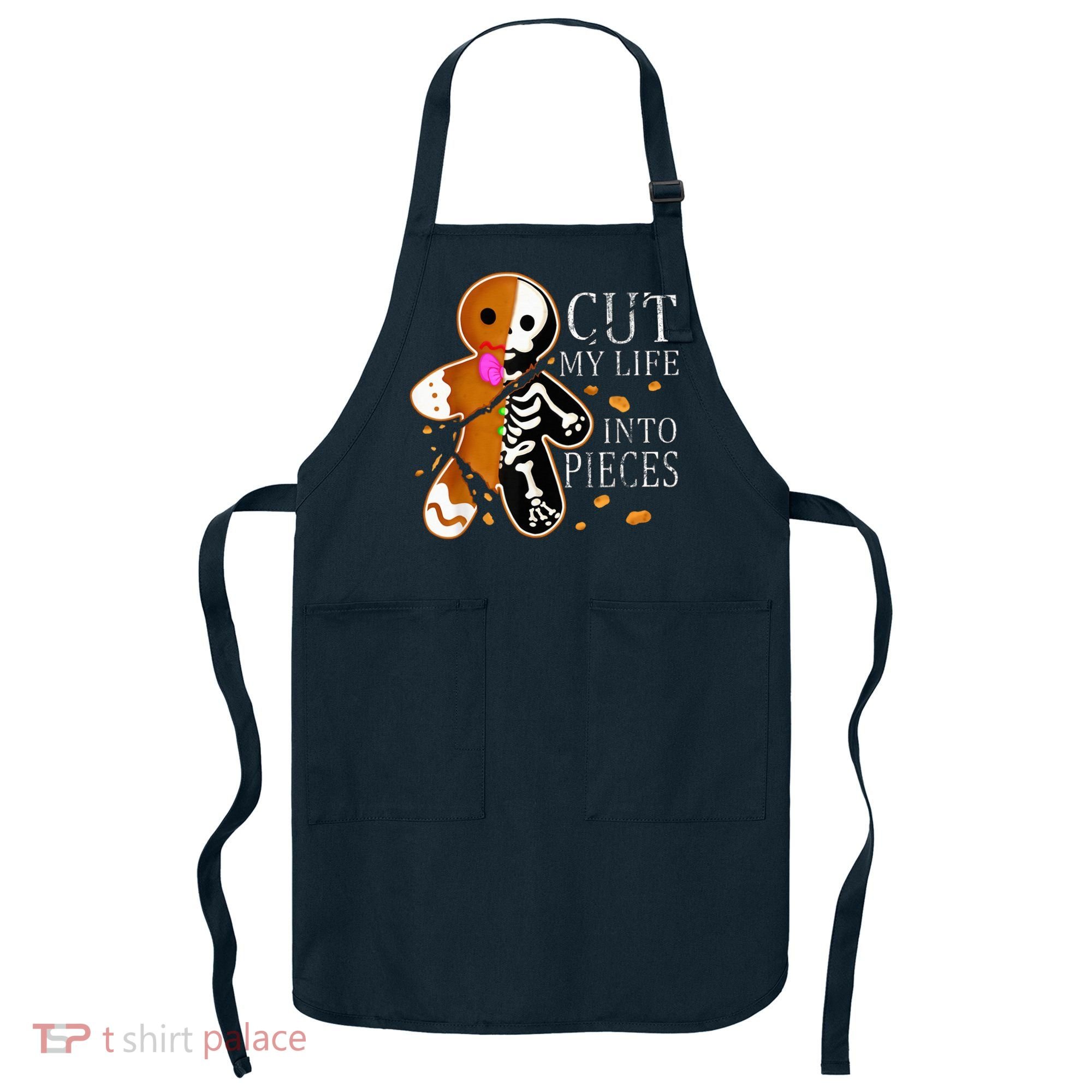 Cut My Life Into Pieces Gingerbread Christmas Apron