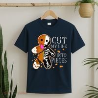 Cut My Life Into Pieces Gingerbread Christmas T-Shirt thumb 2