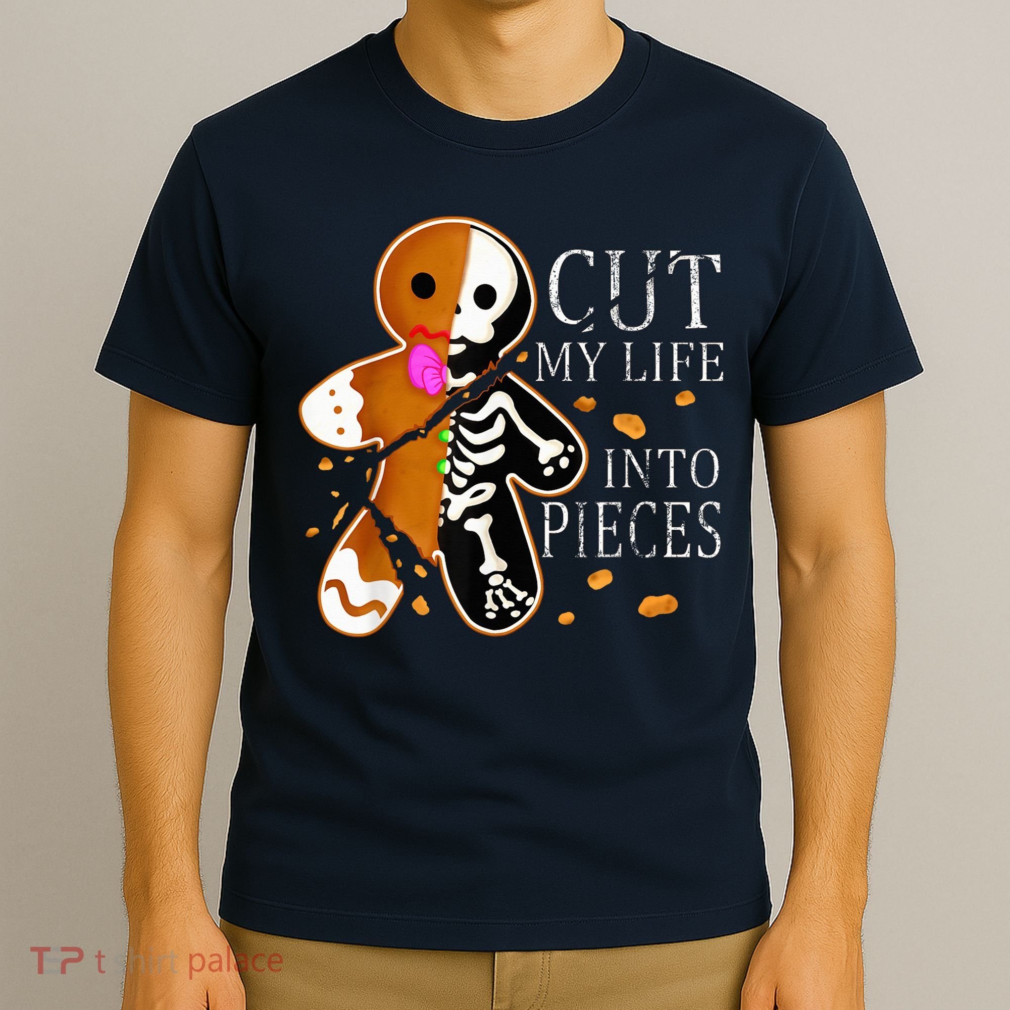 Cut My Life Into Pieces Gingerbread Christmas T-Shirt