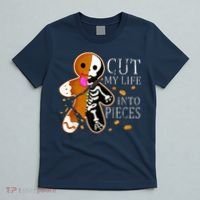 Cut My Life Into Pieces Gingerbread Christmas T-Shirt thumb 5