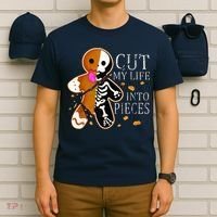 Cut My Life Into Pieces Gingerbread Christmas T-Shirt thumb 6