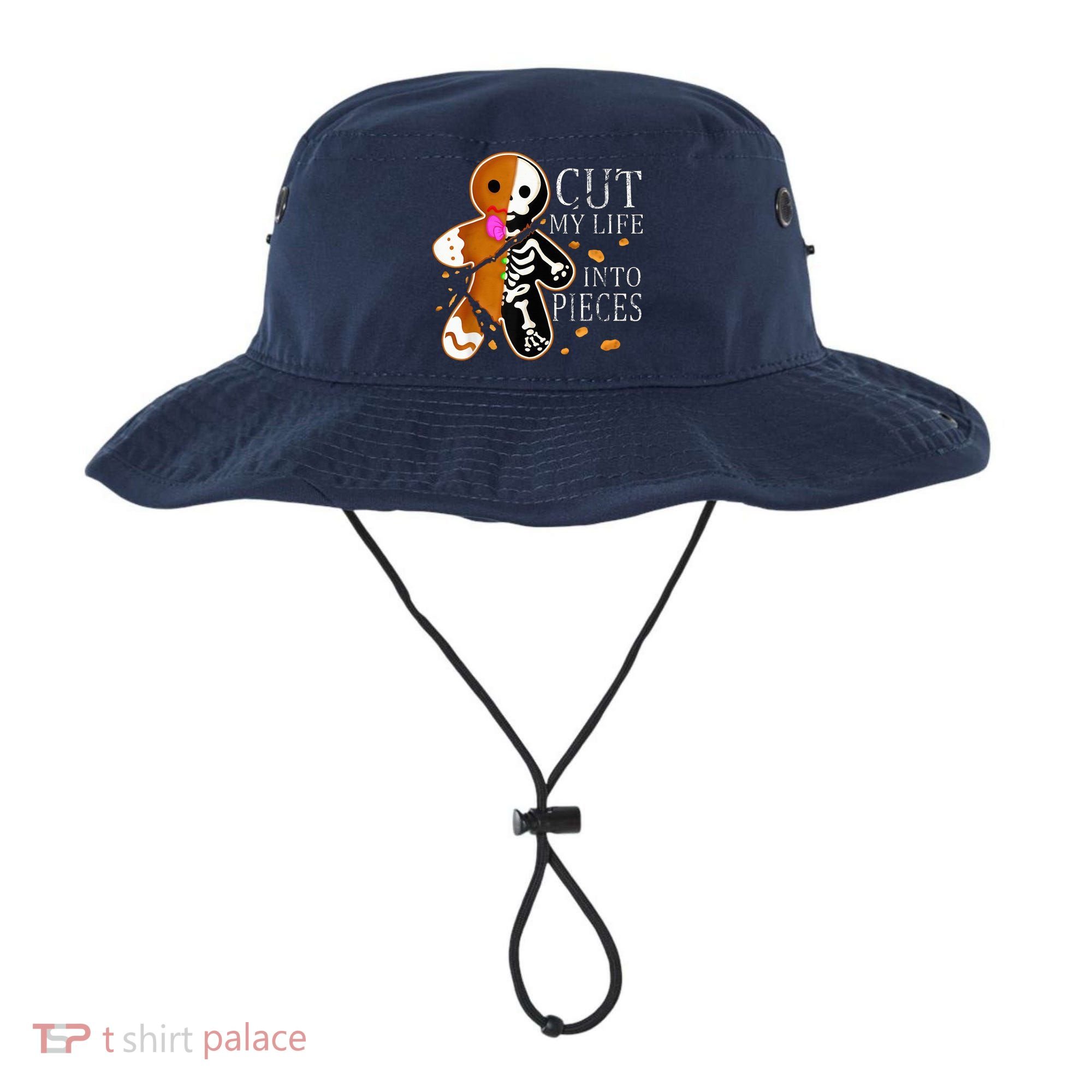 Cut My Life Into Pieces Gingerbread Christmas Bucket Hat