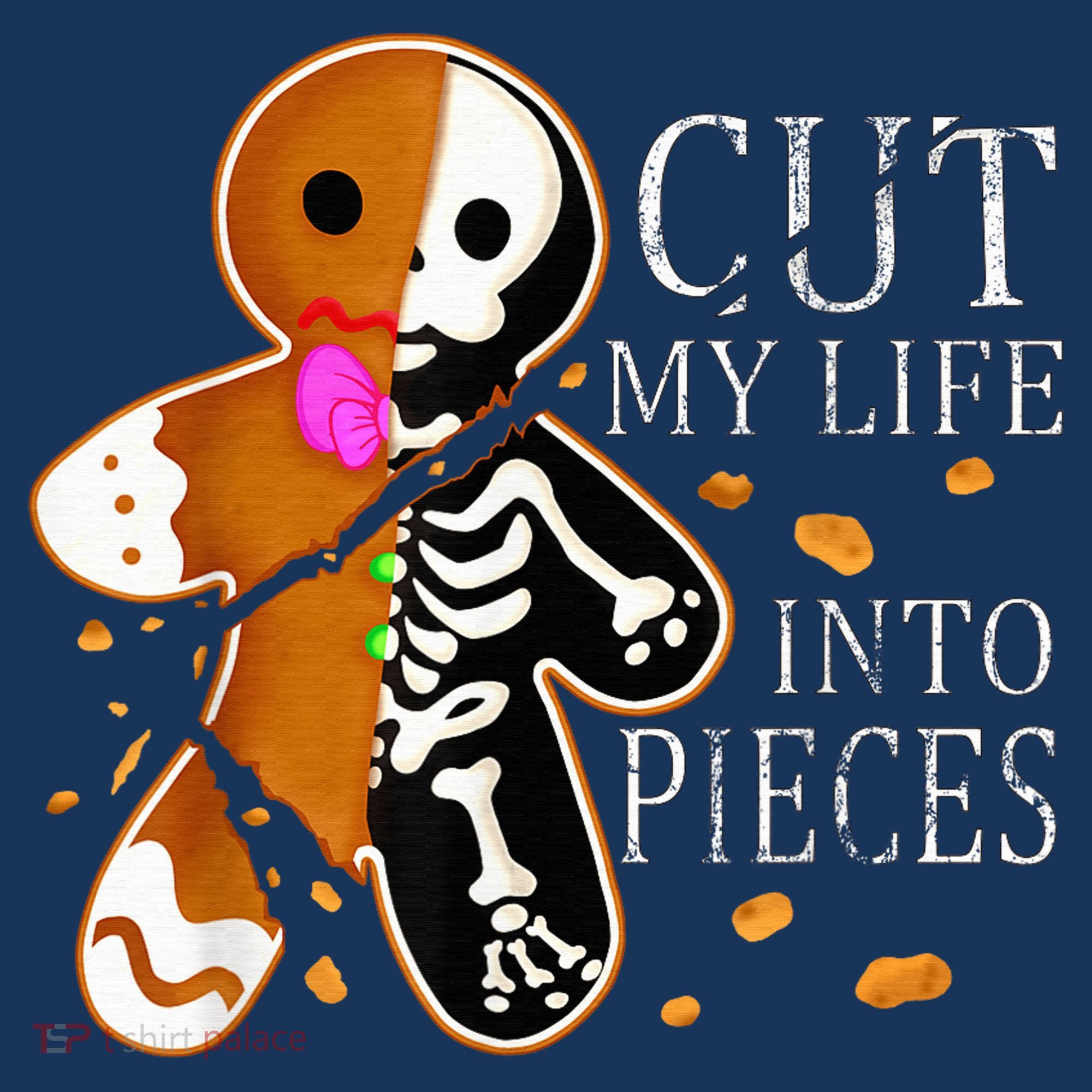 Cut My Life Into Pieces Gingerbread Christmas Women's Hoodie