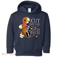 Cut My Life Into Pieces Gingerbread Christmas Toddler Hoodie thumb 0