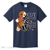 Cut My Life Into Pieces Gingerbread Christmas Kids T-Shirt thumb 0