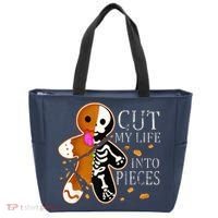 Cut My Life Into Pieces Gingerbread Christmas Tote Bag thumb 0