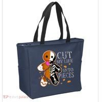 Cut My Life Into Pieces Gingerbread Christmas Tote Bag thumb 2