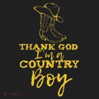 Country Music Lyrics Quotes Thank God IM A Country Boy Beanie thumb 2