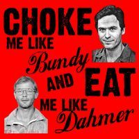 Choke Me Like Bundy Eat Me Like Dahmer Santa Hat thumb 1