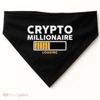 Crypto Millionaire Loading USA-Made Doggie Bandana thumb 0