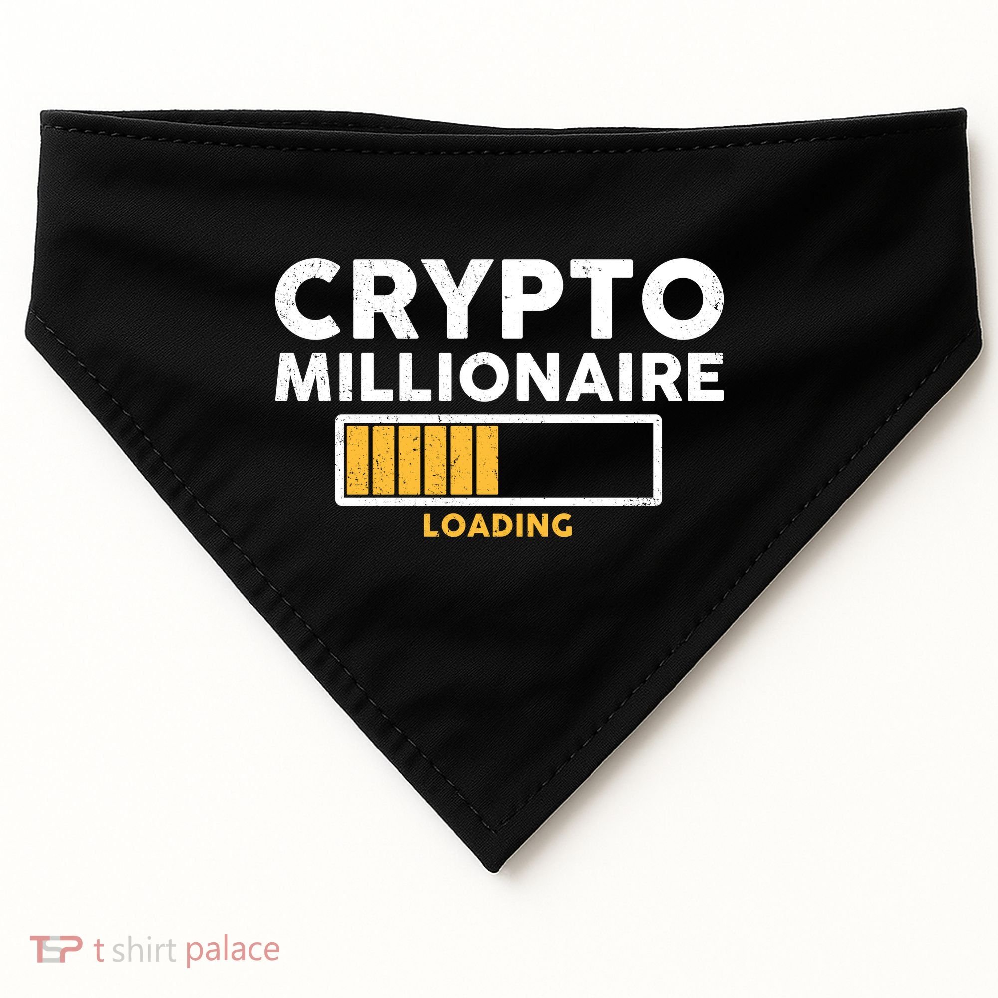 Crypto Millionaire Loading USA-Made Doggie Bandana