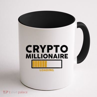 Crypto Millionaire Loading Coffee Mug back
