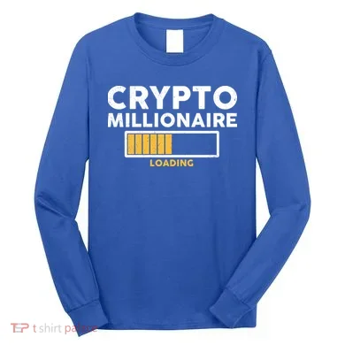 Crypto Millionaire Loading Long Sleeve Shirt